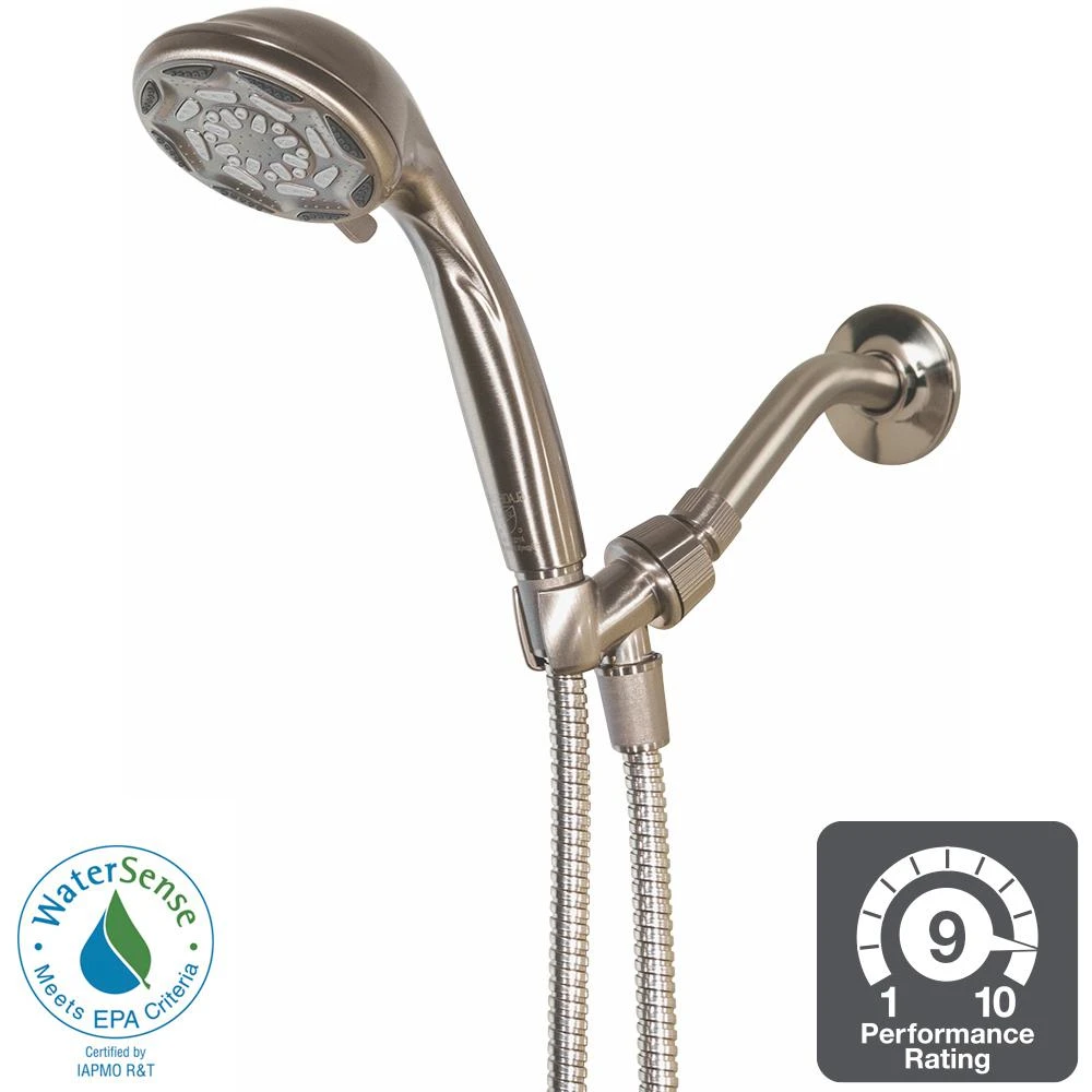6-Spray 4 In. Wall Mount Handheld Shower Head In Chrome 9 6-Spray 4 In. Wall Mount Handheld Shower Head In Chrome - Image 7