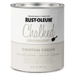 Chiffon Cream, Rust-Oleum Chalked Ultra Matte Paint, 30 Oz.
