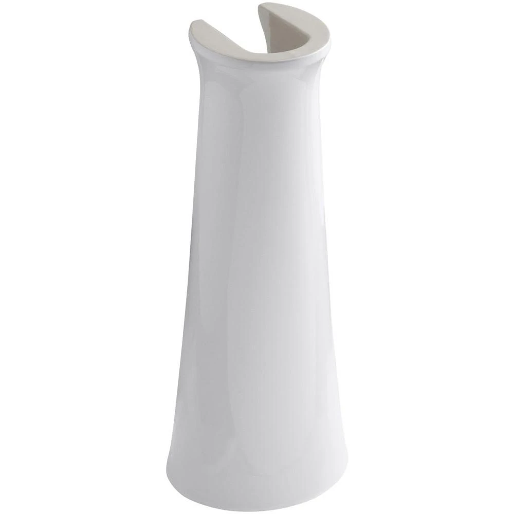 KOHLER Cimarron Vitreous China Pedestal In White 3 KOHLER Cimarron Vitreous China Pedestal In White