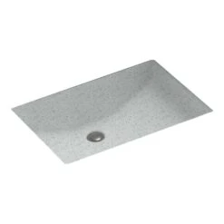 Swan Contour Undermount Bathroom Sink In Tahiti Gray