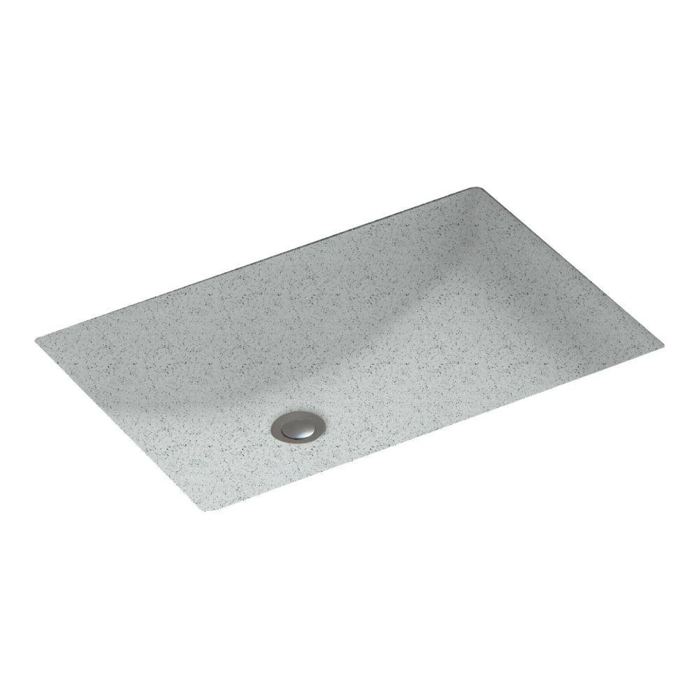 Swan Contour Undermount Bathroom Sink In Tahiti Gray 3 Swan Contour Undermount Bathroom Sink In Tahiti Gray