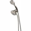 ActivTouch 9-Spray 3.7 In. Dual Wall Mount Fixed And Handheld Shower Head In Stainless
