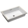 KOHLER Kathryn Vitreous China Undermount Bathroom Sink With Glazed Underside In White With Overflow Drain