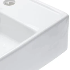 Elanti Wall-Mounted Square Bathroom Sink In White -Valspa Bathroom Shop 7f9a76cab184c7c7706856079aaa1cb3 1800x1800