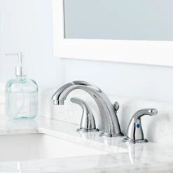 Builders 8 In. Widespread 2-Handle High-Arc Bathroom Faucet In Chrome -Valspa Bathroom Shop 8164c596282434960b8a65aa19d29555 1800x1800