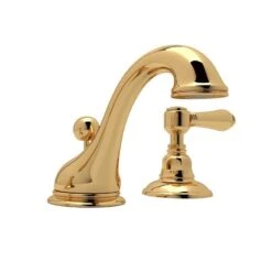 Rohl Country Bath Tuscan Brass 2-handle Widespread Bathroom Sink Faucet With Drain -Valspa Bathroom Shop 824438194403 09247158 1800x1800