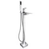 1-Handle Freestanding Floor Mount Roman Tub Faucet Bathtub Filler With Waterfall Style And Hand Shower In Chrome 1 1-Handle Freestanding Floor Mount Roman Tub Faucet Bathtub Filler With Waterfall Style And Hand Shower In Chrome -Valspa Bathroom Shop 854107ad65fdebf6471819c70b23bf8a 1800x1800