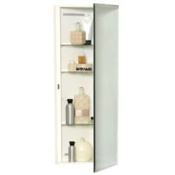 Zenith 14-1/4 In. W X 36 In. H Corner Over The Mirror Surface-Mount Medicine Cabinet In Beveled Frameless Mirror Glass -Valspa Bathroom Shop 8632338063c9bdeb8a58082eec36a21e 1800x1800