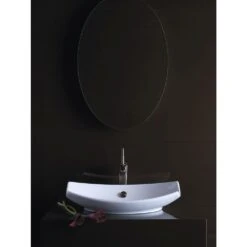 KOHLER Leaf Fireclay Vessel Sink In White With Overflow Drain 14 KOHLER Leaf Fireclay Vessel Sink In White With Overflow Drain -Valspa Bathroom Shop 8acf320b9da00864b50f347627ef31b1 1800x1800