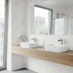 VIGO Marigold Handmade Matte Stone Rectangle Vessel Bathroom Sink In Matte White 15 VIGO Marigold Handmade Matte Stone Rectangle Vessel Bathroom Sink In Matte White -Valspa Bathroom Shop 909c71e7153227f43532f62b067b12ea 1800x1800