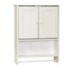 Zenna Home® Country Cottage 19"W X 6"D X 26"H White Bathroom Wall Cabinet 1 Zenna Home® Country Cottage 19"W X 6"D X 26"H White Bathroom Wall Cabinet -Valspa Bathroom Shop 9114W master 1800x1800
