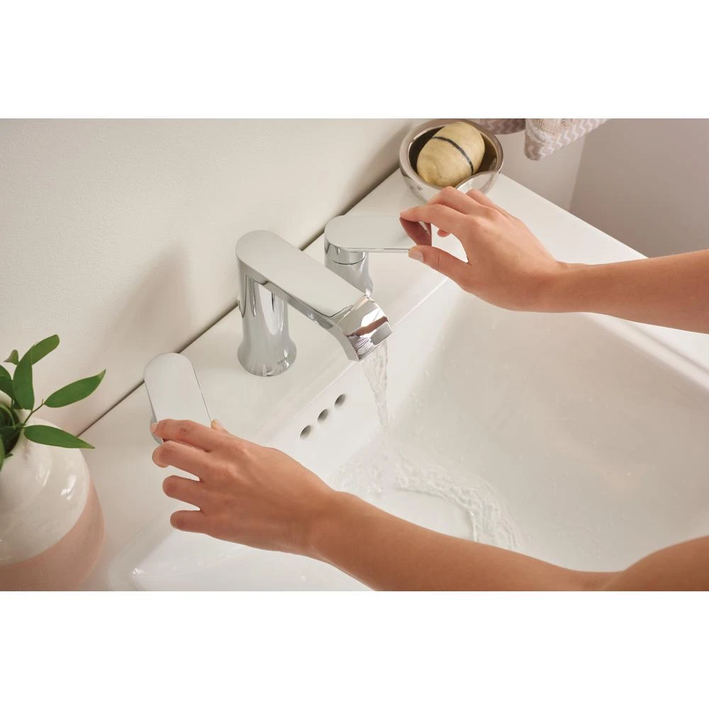 Genta 8 In. Widespread 2-Handle Bathroom Faucet In Chrome 16 Genta 8 In. Widespread 2-Handle Bathroom Faucet In Chrome - Image 14