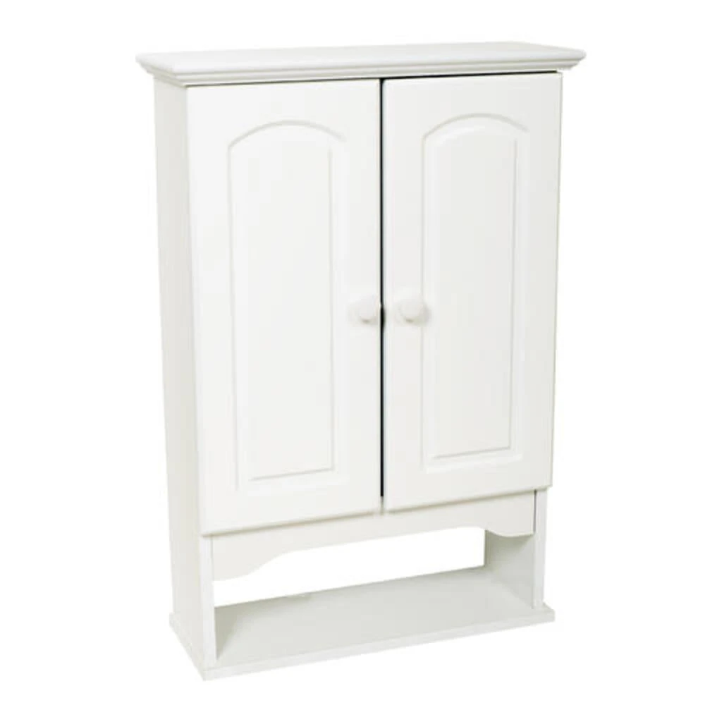 Zenna Home® 21"W X 8"D X 31"H White Bathroom Wall Cabinet 3 Zenna Home® 21"W X 8"D X 31"H White Bathroom Wall Cabinet