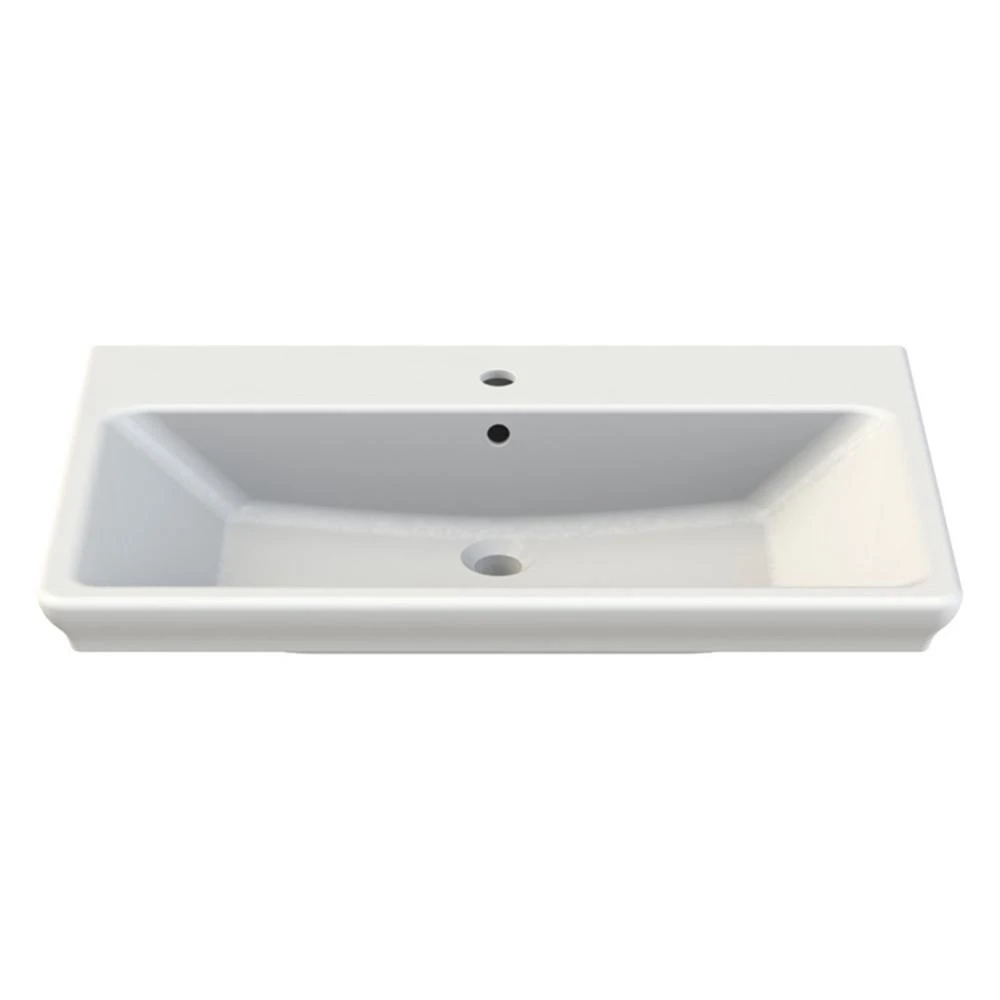 Nameeks Arica Wall Mounted Bathroom Sink In White 3 Nameeks Arica Wall Mounted Bathroom Sink In White