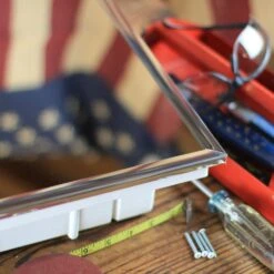 Spacecab 16 In. X 26 In. X 3-1/2 In. Framed Recessed 1-Door Medicine Cabinet With 6-Shelves And Chrome Frame Mirror -Valspa Bathroom Shop 9c70bc053239a612b54e355bda92c44f 1800x1800