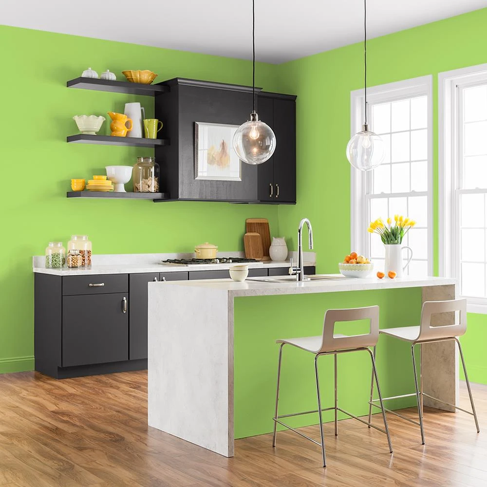 Lime Freckle, Green & Sage, Paint And Primer, Glidden High Endurance Plus Interior 5 Lime Freckle, Green & Sage, Paint And Primer, Glidden High Endurance Plus Interior - Image 3