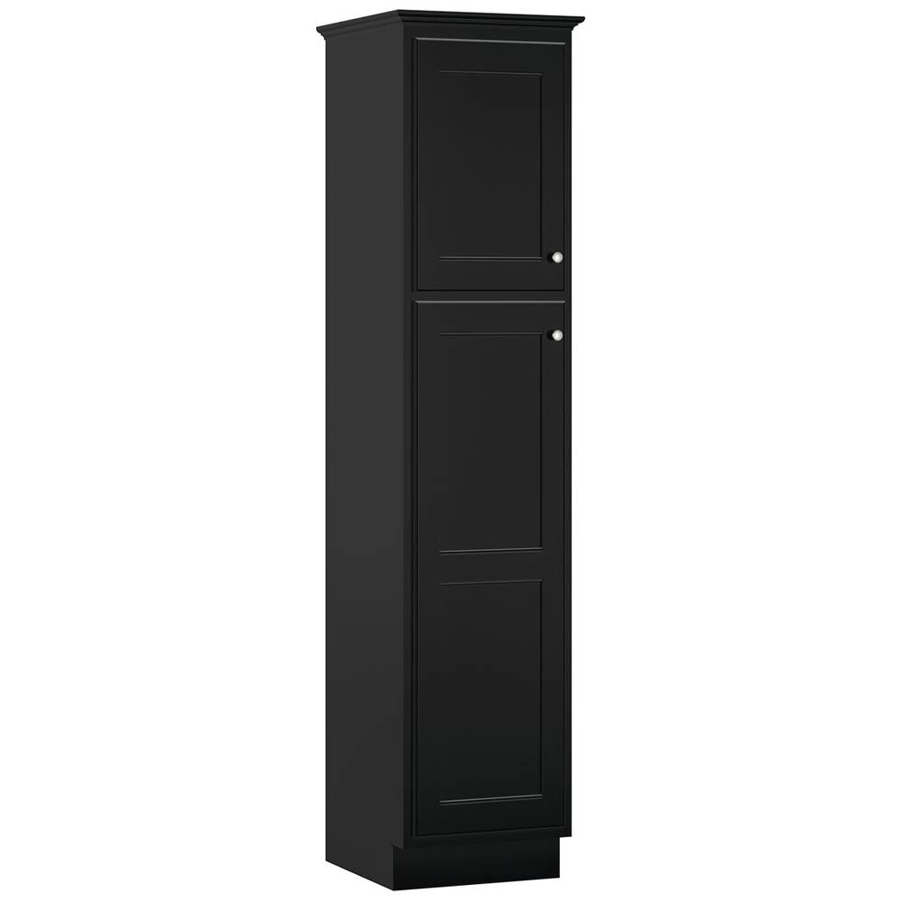 Briarwood Cottage 18"W X 18"D X 84"H Birch Midnight Linen Cabinet (Hinge Right) 3 Briarwood Cottage 18"W X 18"D X 84"H Birch Midnight Linen Cabinet (Hinge Right)