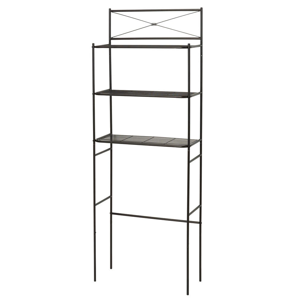 Zenna Home® 23"W X 65"H Bronze Over-the-Toilet Storage Shelves 3 Zenna Home® 23"W X 65"H Bronze Over-the-Toilet Storage Shelves