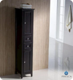 Fresca Oxford 14"W X 16"D X 68"H Espresso Linen Cabinet 10 Fresca Oxford 14"W X 16"D X 68"H Espresso Linen Cabinet -Valspa Bathroom Shop FST2060ES 1 1800x1800