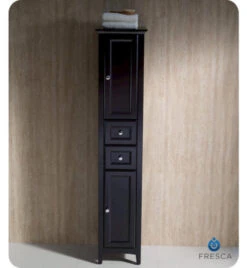 Fresca Oxford 14"W X 16"D X 68"H Espresso Linen Cabinet 11 Fresca Oxford 14"W X 16"D X 68"H Espresso Linen Cabinet -Valspa Bathroom Shop FST2060ES 3 1800x1800