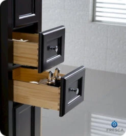 Fresca Oxford 14"W X 16"D X 68"H Espresso Linen Cabinet 14 Fresca Oxford 14"W X 16"D X 68"H Espresso Linen Cabinet -Valspa Bathroom Shop FST2060ES 5 1800x1800