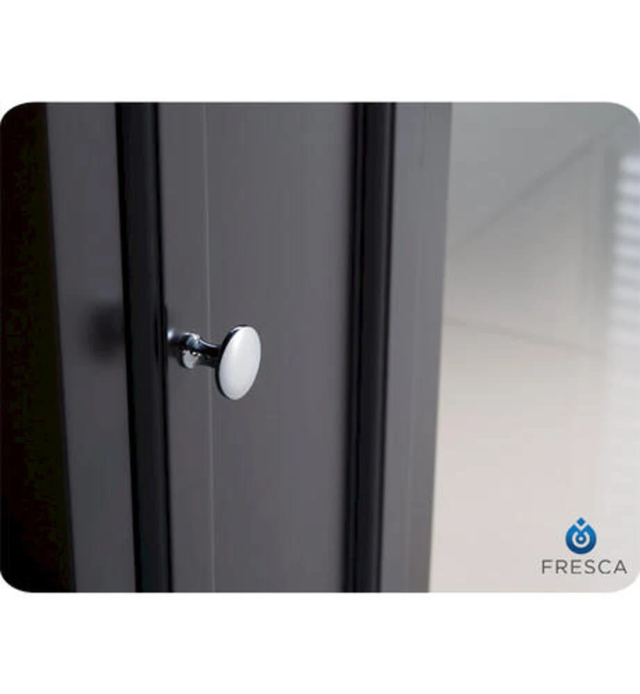 Fresca Oxford 14"W X 16"D X 68"H Espresso Linen Cabinet 9 Fresca Oxford 14"W X 16"D X 68"H Espresso Linen Cabinet - Image 7