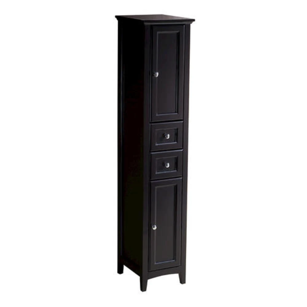 Fresca Oxford 14"W X 16"D X 68"H Espresso Linen Cabinet 3 Fresca Oxford 14"W X 16"D X 68"H Espresso Linen Cabinet