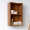 Fresca 12"W X 6"D X 20"H Teak Linen Cabinet 2 Fresca 12"W X 6"D X 20"H Teak Linen Cabinet -Valspa Bathroom Shop FST8092TK 1 1800x1800