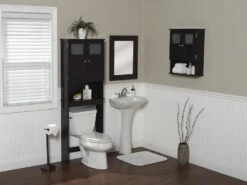 Zenna Home® 20"W X 7"D X 24"H Espresso Bathroom Wall Cabinet -Valspa Bathroom Shop Modern Collection 76008605 18f4 447f 833b af19cf38e1c4 1800x1800