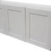 Quality One 24" X 54" White Laminate Laundry Wall Cabinet 1 Quality One 24" X 54" White Laminate Laundry Wall Cabinet -Valspa Bathroom Shop Shaker Laundry White 1800x1800