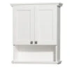 Wyndham Collection Acclaim 25"W X 9"D X 30"H White Bathroom Wall Cabinet -Valspa Bathroom Shop WCV8000WCWH 1800x1800