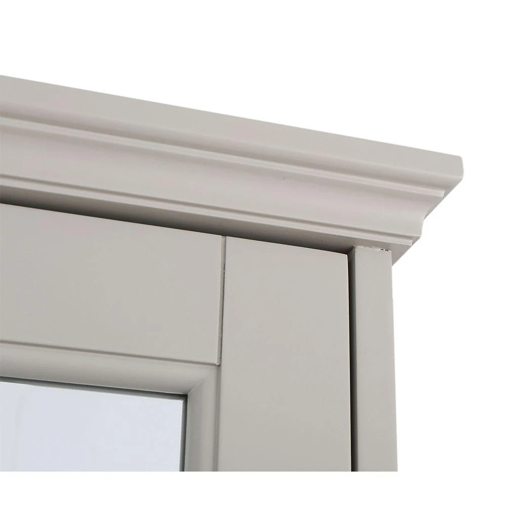 Ashburn 23 In. W X 28 In. H X 8 In. D Framed Wood Surface-Mount Bathroom Medicine Cabinet In Grey 5 Ashburn 23 In. W X 28 In. H X 8 In. D Framed Wood Surface-Mount Bathroom Medicine Cabinet In Grey - Image 3