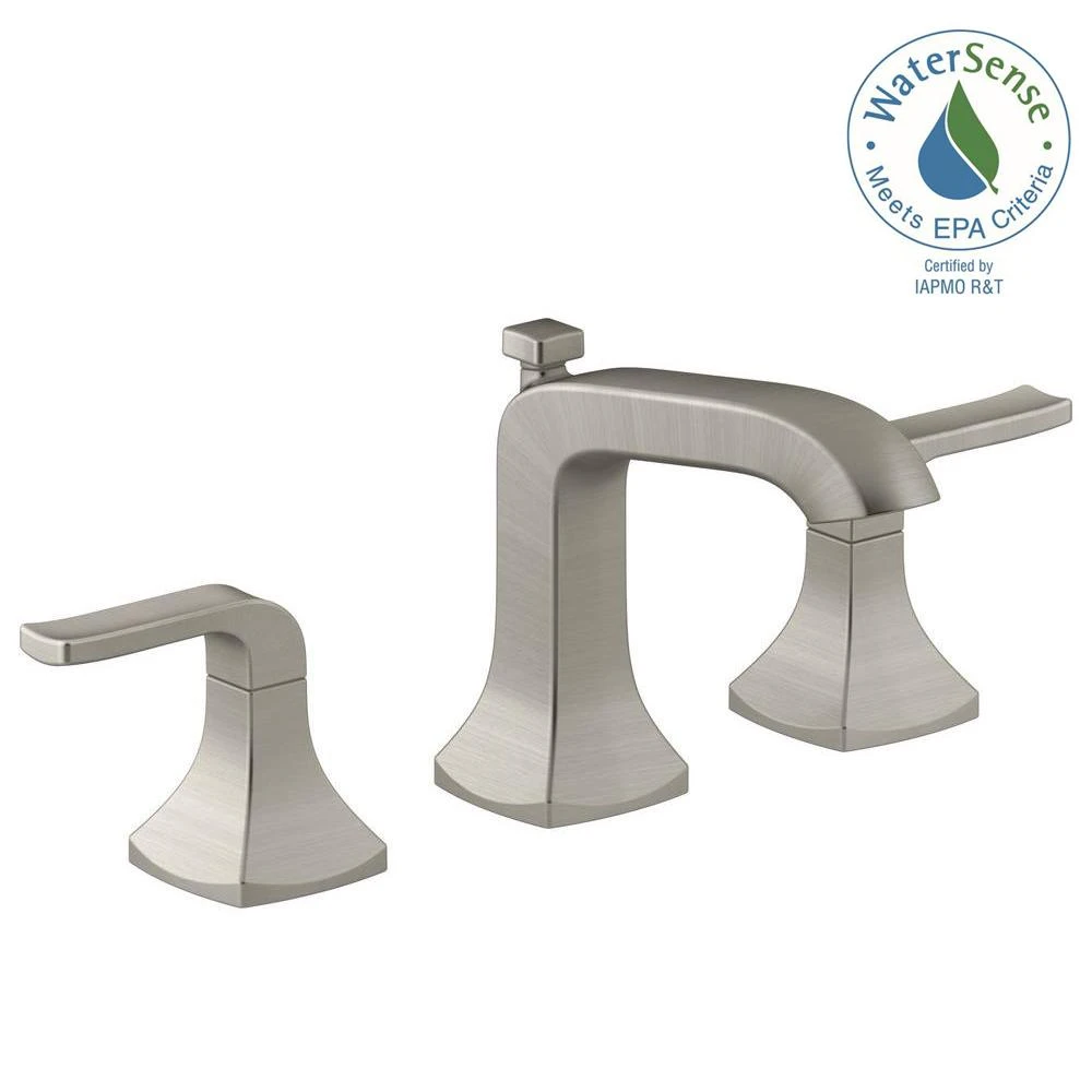 Rubicon 8 In. Widespread 2-Handle Bathroom Faucet In Vibrant Brushed Nickel 12 Rubicon 8 In. Widespread 2-Handle Bathroom Faucet In Vibrant Brushed Nickel - Image 10