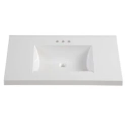 37 In. W X 22 In. D Cultured Marble Vanity Top In White With White Sink 15 37 In. W X 22 In. D Cultured Marble Vanity Top In White With White Sink -Valspa Bathroom Shop b17830ed0ca84d6eede39cbfde7f1724 1800x1800