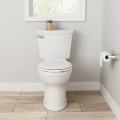 American Standard Champion Tall Height 2-Piece High-Efficiency 1.28 GPF Single Flush Round Front Toilet In White Seat Included -Valspa Bathroom Shop b1eb08a53ef9798e37a1adf1a8aad1cc 1800x1800