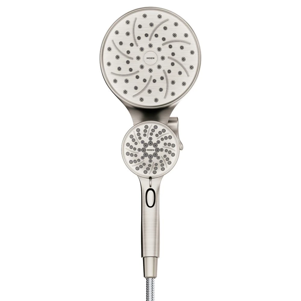 Attract 6-spray 6.75 In. Dual Shower Head And Handheld Shower Head In Spot Resist Brushed Nickel Eco 9 Attract 6-spray 6.75 In. Dual Shower Head And Handheld Shower Head In Spot Resist Brushed Nickel Eco - Image 7
