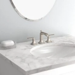 Rubicon 8 In. Widespread 2-Handle Bathroom Faucet In Vibrant Brushed Nickel 18 Rubicon 8 In. Widespread 2-Handle Bathroom Faucet In Vibrant Brushed Nickel -Valspa Bathroom Shop b743346bf5546e450e8a177bbcbc6507 1800x1800