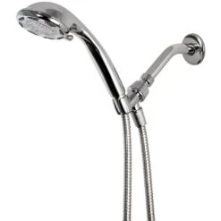 6-Spray 4 In. Wall Mount Handheld Shower Head In Chrome