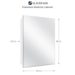 19-5/8 In. X 26 In. Recessed Or Surface Mount Beveled Frameless Medicine Cabinet 14 19-5/8 In. X 26 In. Recessed Or Surface Mount Beveled Frameless Medicine Cabinet -Valspa Bathroom Shop b99297dedfec18e80dc410ea48973faa 1800x1800