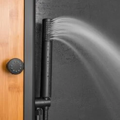 57 In. 8-Jet Multifunction Shower Panel System With Adjustable Rainfall Shower Head And Handheld Shower Head 20 57 In. 8-Jet Multifunction Shower Panel System With Adjustable Rainfall Shower Head And Handheld Shower Head -Valspa Bathroom Shop bc0e7c55f0f85f206dea066cda24685a 1800x1800