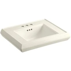 KOHLER Memoirs 24 In. Ceramic Pedestal Sink Basin In White With Overflow Drain -Valspa Bathroom Shop c1a79b443568b5d0cabe8f73b1401937 1800x1800
