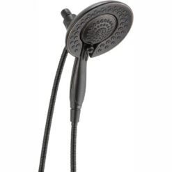 In2ition Two-in-One 5-Spray 6.8 In. Dual Wall Mount Fixed And Handheld Shower Head In Venetian Bronze