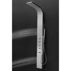 63 In. 2 Massage Spray Shower Panel System In Stainless Steel With Rainfall Shower Head And Shower Wand 15 63 In. 2 Massage Spray Shower Panel System In Stainless Steel With Rainfall Shower Head And Shower Wand -Valspa Bathroom Shop c75f6b71922f4b42b6894f684e06a90a 1800x1800