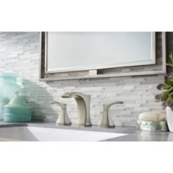 Venturi 8 In. Widespread 2-Handle Bathroom Faucet In Spot Defense Brushed Nickel -Valspa Bathroom Shop cdc55837158f5ac92bff39f14147a81a 1800x1800