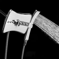 4-spray 9 In. Dual Shower Head And Handheld Shower Head In Chrome -Valspa Bathroom Shop ce8611059e7f5ff842c747d0cd26f25a 1800x1800