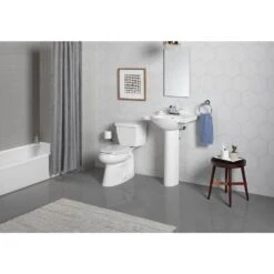 KOHLER Veer Vitreous China Pedestal In White 11 KOHLER Veer Vitreous China Pedestal In White -Valspa Bathroom Shop d1d6637c6a5c00293b90321426617dd0 d44f5d51 d24f 4c59 8d64 e2150f320c9c 1800x1800