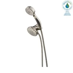 ActivTouch 9-Spray 3.7 In. Dual Wall Mount Fixed And Handheld Shower Head In Stainless -Valspa Bathroom Shop d593b20f1bb3d5fe9b32f8bf53a27c87 1800x1800