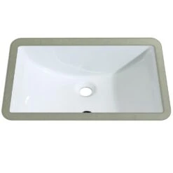 LUXIER 21 In. X 14-3/4 In. Rectangular Ceramic Undermount Bathroom Sink In White With Overflow -Valspa Bathroom Shop dbbddffb5ac0c60ed12a21b945e089b8 1800x1800