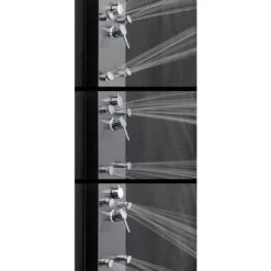 65 In. 8-Jet Shower Panel System In Space Gray Brushed Stainless Steel With Rainfall Waterfall Shower Head And Wand 20 65 In. 8-Jet Shower Panel System In Space Gray Brushed Stainless Steel With Rainfall Waterfall Shower Head And Wand -Valspa Bathroom Shop dc867ce433ad62ee289c414ef196e2dd 1800x1800