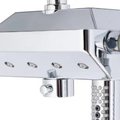 5-spray 12 In. Dual Shower Head And Handheld Shower Head With Body Spray In Chrome 13 5-spray 12 In. Dual Shower Head And Handheld Shower Head With Body Spray In Chrome -Valspa Bathroom Shop de5ab2635414b098d7e7f6745da67dad 1800x1800